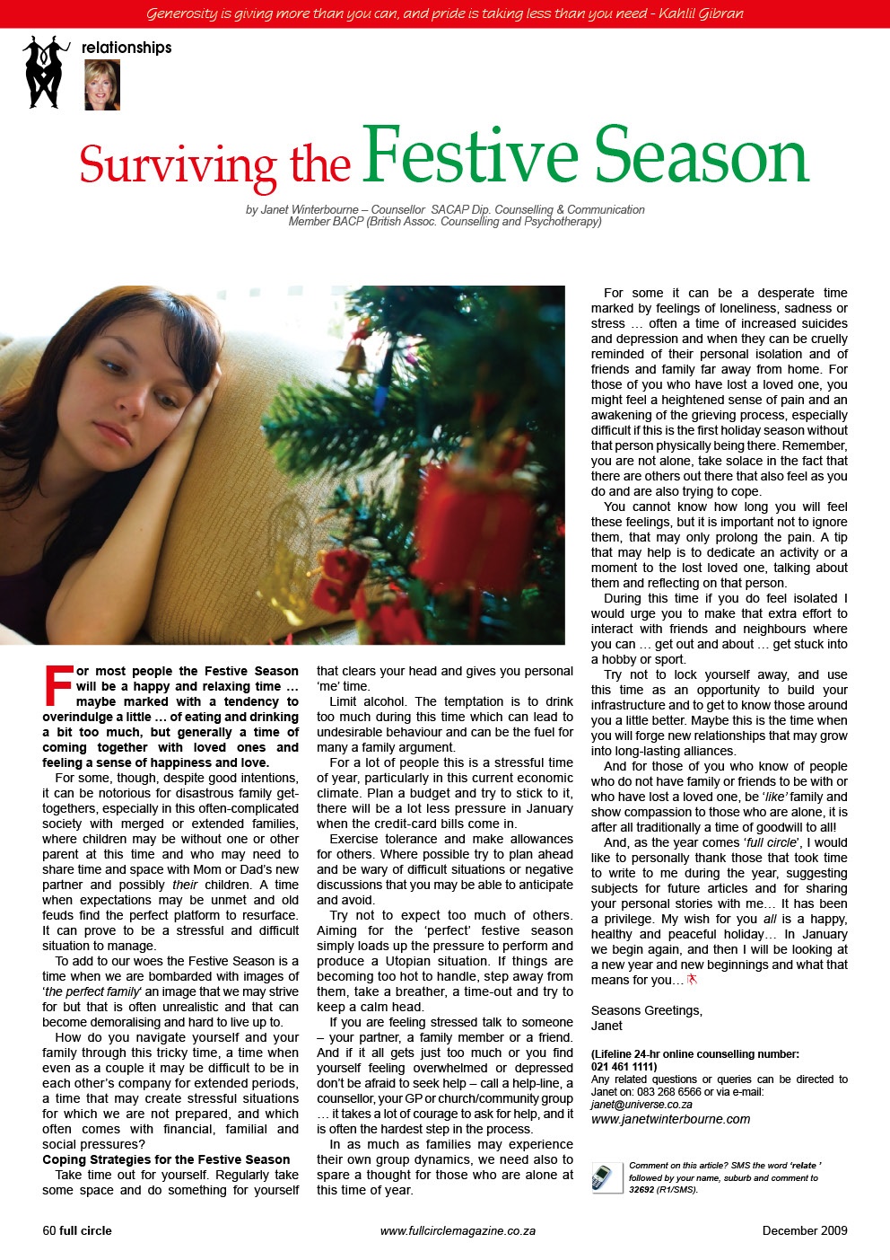 Surviving the Festive Season Psychologist Cape Town Surviving the Festive Season Psychologist Cape Town